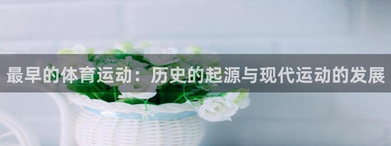意昂45：最早的体育运动：历史的起源与现代运动的发展