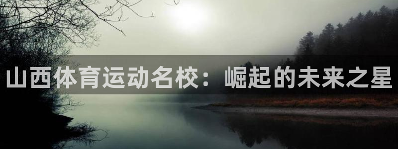 意昂45招商：山西体育运动名校：崛起的未来之星