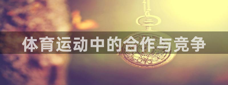 意昂4体育app下载：体育运动中的合作与竞争