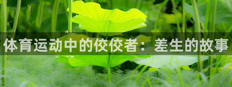 意昂4注册：体育运动中的佼佼者：差生的故事