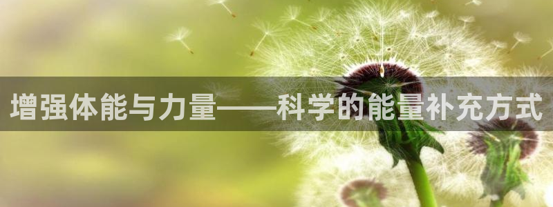 意昂4平台注册：增强体能与力量——科学的能量补充方式